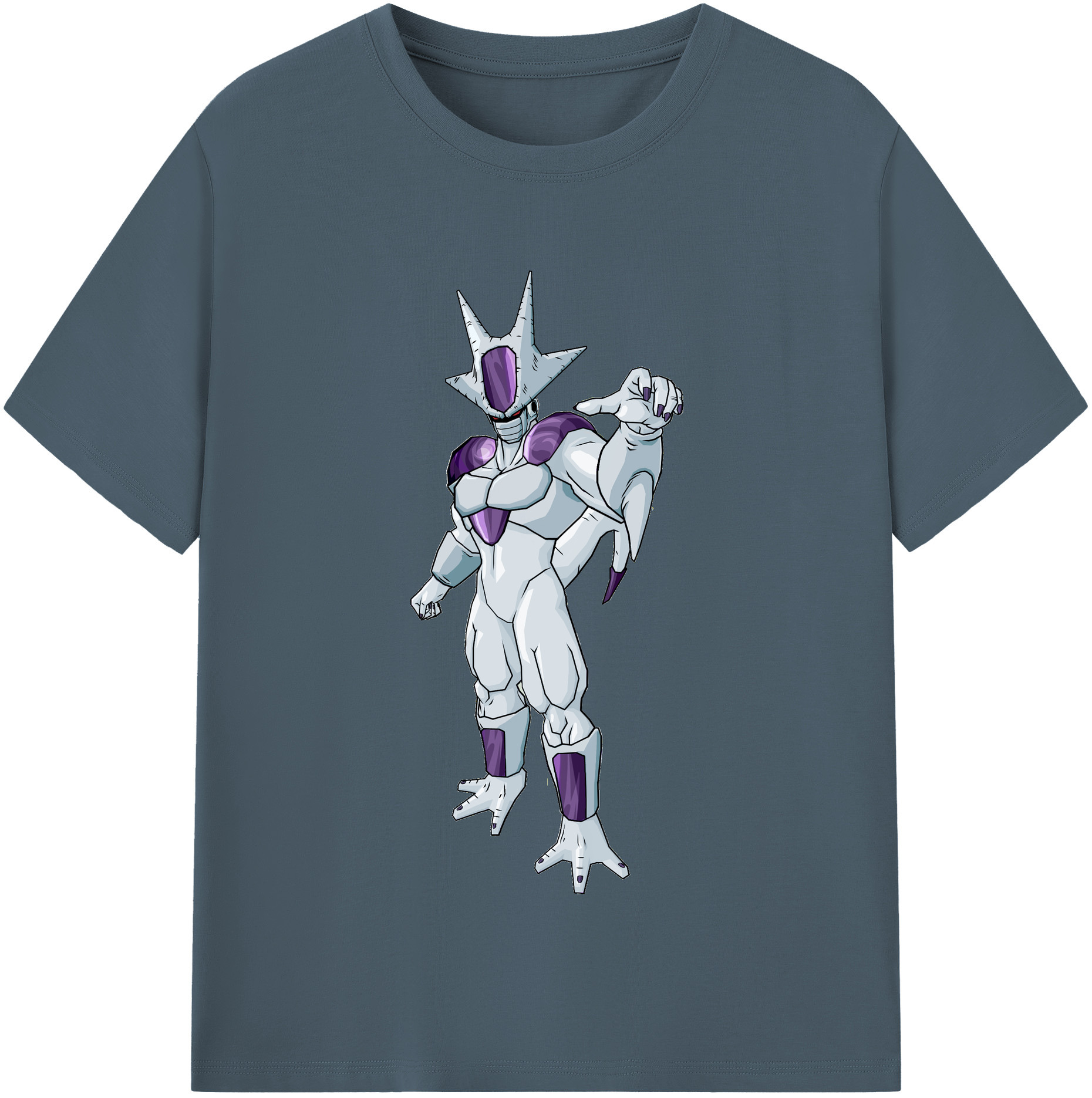 （画像用） ドラゴンボール クウラ DRAGON BALL Cooler Coora 綿100％半袖Tシャツ（フロントプリント）